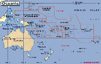 Map of Oceania